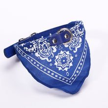 Load image into Gallery viewer, Adjustable Dog Bandana Leather Printed Soft Scarf Collar Neckerchief for Puppy Pet, L, M, S, XL