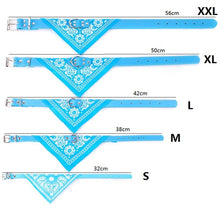Load image into Gallery viewer, Adjustable Dog Bandana Leather Printed Soft Scarf Collar Neckerchief for Puppy Pet, L, M, S, XL