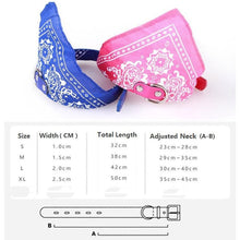 Load image into Gallery viewer, Adjustable Dog Bandana Leather Printed Soft Scarf Collar Neckerchief for Puppy Pet, L, M, S, XL