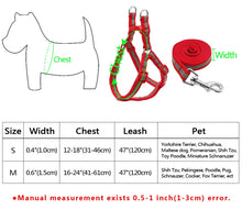 Load image into Gallery viewer, Small Medium Dogs Nylon Reflective Dog Leash Lead Set, S, M