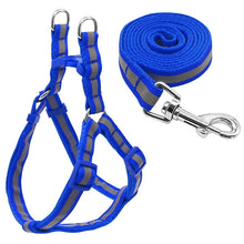 Load image into Gallery viewer, Small Medium Dogs Nylon Reflective Dog Leash Lead Set, S, M