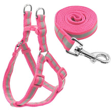 Load image into Gallery viewer, Small Medium Dogs Nylon Reflective Dog Leash Lead Set, S, M