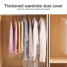 Load image into Gallery viewer, 100 PCS Disposable Transparent Clothes Dust Bag Dust Cover, 55x80cm PP 4 Wires, 60x90cm PP 4 Wires, 60x100cm PP 4 Wires, 55x80cm Thicken PE 6 Wires, 60x90cm Thicken PE 6 Wires, 60x100cm Thicken PE 6 Wires, 60x110cm PP 4 Wires, 60x110cm Thicken PE 6 Wir...