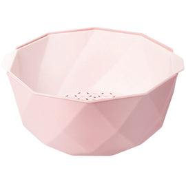 Double-layer Hollow Drain Basket Household Plastic Multi-function Washing Vegetables and Fruit Dishes, Small, Large