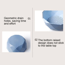 Load image into Gallery viewer, Double-layer Hollow Drain Basket Household Plastic Multi-function Washing Vegetables and Fruit Dishes, Small, Large