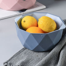 Load image into Gallery viewer, Double-layer Hollow Drain Basket Household Plastic Multi-function Washing Vegetables and Fruit Dishes, Small, Large