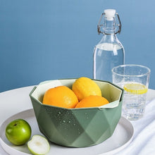 Load image into Gallery viewer, Double-layer Hollow Drain Basket Household Plastic Multi-function Washing Vegetables and Fruit Dishes, Small, Large