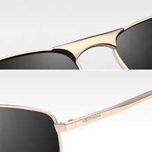 Load image into Gallery viewer, Vintage Square Sunglasses Male UV400 Polarized Lens Sun Glasses