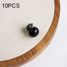 Load image into Gallery viewer, 10 PCS Versatile Pearl Stud Buckle Anti-light Collar Buttonigan Shawl Pin Needle Diy Scarf Collar Pin Brooch Pin, Black, Red, Champagne, Sliver, White, Purple, Random Color