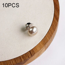 Load image into Gallery viewer, 10 PCS Versatile Pearl Stud Buckle Anti-light Collar Buttonigan Shawl Pin Needle Diy Scarf Collar Pin Brooch Pin, Black, Red, Champagne, Sliver, White, Purple, Random Color