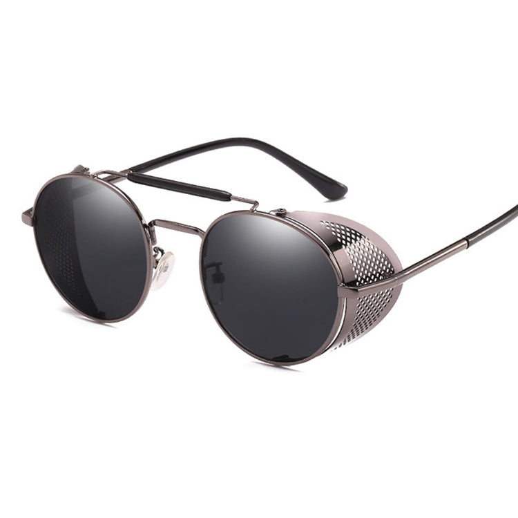 Retro Round Metal Sunglasses Unisex Design UV Protection Glasses