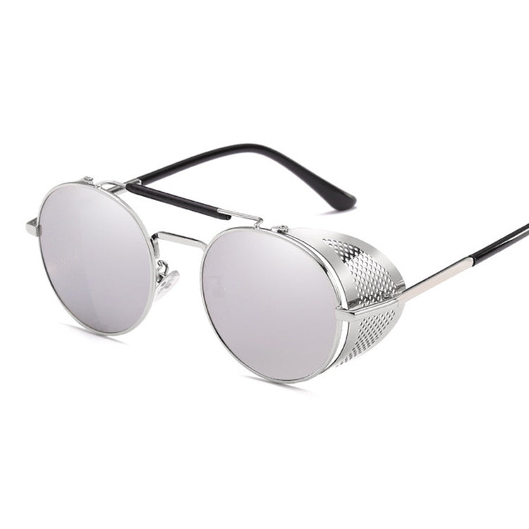 Retro Round Metal Sunglasses Unisex Design UV Protection Glasses