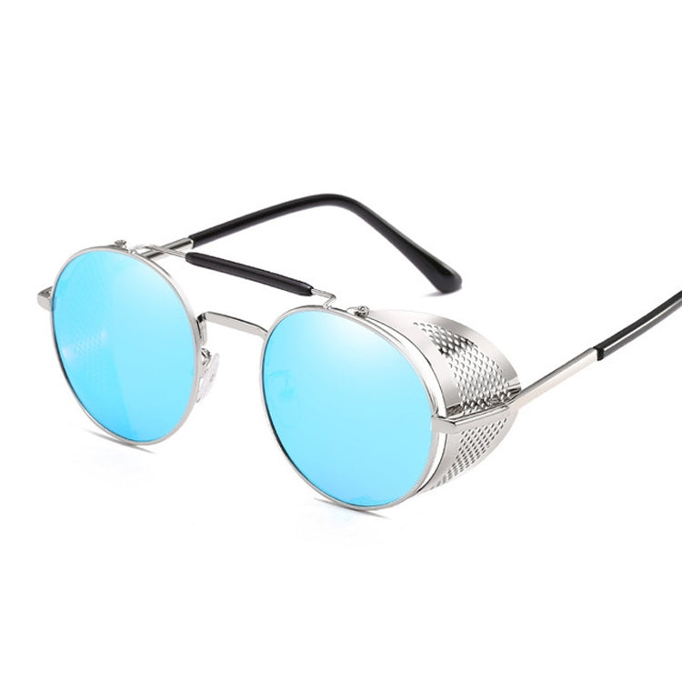 Retro Round Metal Sunglasses Unisex Design UV Protection Glasses