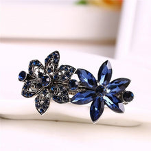 Load image into Gallery viewer, Women Vintage Crystal Rhinestone Flower Hair Pin Girls Antique Silver Barrette Butterfly Hair Clip, TBD062309701A, TBD062309701B, TBD062309701C, TBD062309701D, TBD062309701E, TBD062309701F, TBD062309701G