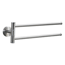 Load image into Gallery viewer, Stainless Steel Towel Bar Rotating Towel Rack Bathroom Kitchen Wall-mounted Towel Polished Rack Holder, Brushed Two Poles, Brushed Three Poles, Brushed Four Poles, Brushed Five Poles, Black Brushed Four Poles, Black Brushed Five Poles