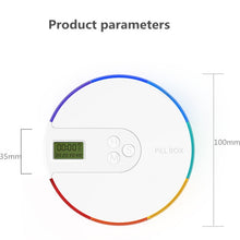 Load image into Gallery viewer, One Week Portable Timing Smart Pill Boxes Elder Reminding Electronic Medicine Box