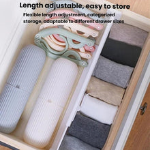 Load image into Gallery viewer, Extendable Drawer Organizer Dividers Home Wardrobe Plastic Partition Panels