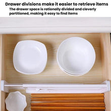 Load image into Gallery viewer, Extendable Drawer Organizer Dividers Home Wardrobe Plastic Partition Panels