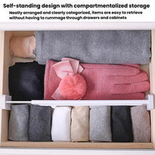 Load image into Gallery viewer, Extendable Drawer Organizer Dividers Home Wardrobe Plastic Partition Panels
