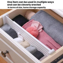 Load image into Gallery viewer, Extendable Drawer Organizer Dividers Home Wardrobe Plastic Partition Panels