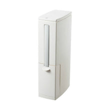 Load image into Gallery viewer, Bathroom Toilet Toilet Brush Integrated Pressing Open Lid Square Trash Can Set with Brush