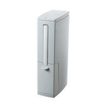 Load image into Gallery viewer, Bathroom Toilet Toilet Brush Integrated Pressing Open Lid Square Trash Can Set with Brush