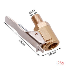 Load image into Gallery viewer, Car Tyre Wheel Tire Air Chuck Inflator Pump Valve Clip Clamp Connector, Inflator Pump Connector