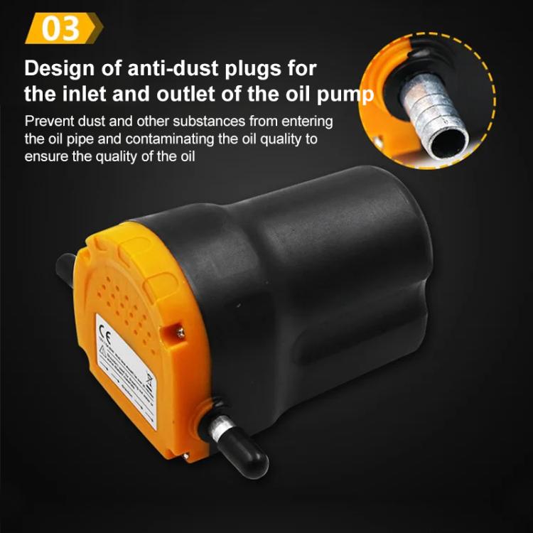 24V 60W Oil / Crude oil Fluid Sump Extractor Scavenge Exchange Transfer Pump Suction Transfer Pump + Tubes for Auto Car Boat Mot, 24V