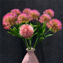 Load image into Gallery viewer, 10 PCS Artificial Flowers Dandelion Plastic Flower Wedding Home Valentine Decoration