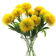 Load image into Gallery viewer, 10 PCS Artificial Flowers Dandelion Plastic Flower Wedding Home Valentine Decoration