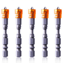 Load image into Gallery viewer, 5 PCS  65mm Magnetic Coil Alloy Steel Cross Bit Single Head Electric Drill Electric Screwdriver Head