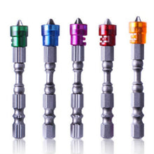 Load image into Gallery viewer, 5 PCS  65mm Magnetic Coil Alloy Steel Cross Bit Single Head Electric Drill Electric Screwdriver Head
