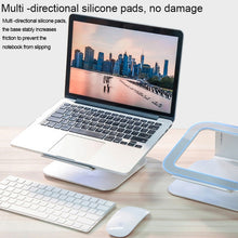Load image into Gallery viewer, Height Adjustable Aluminum Alloy Laptop Cooling Stand 360 Rotation Ergonomic 10-17 inch Notebook Holder for MacBook Air Pro, 360 Rotation