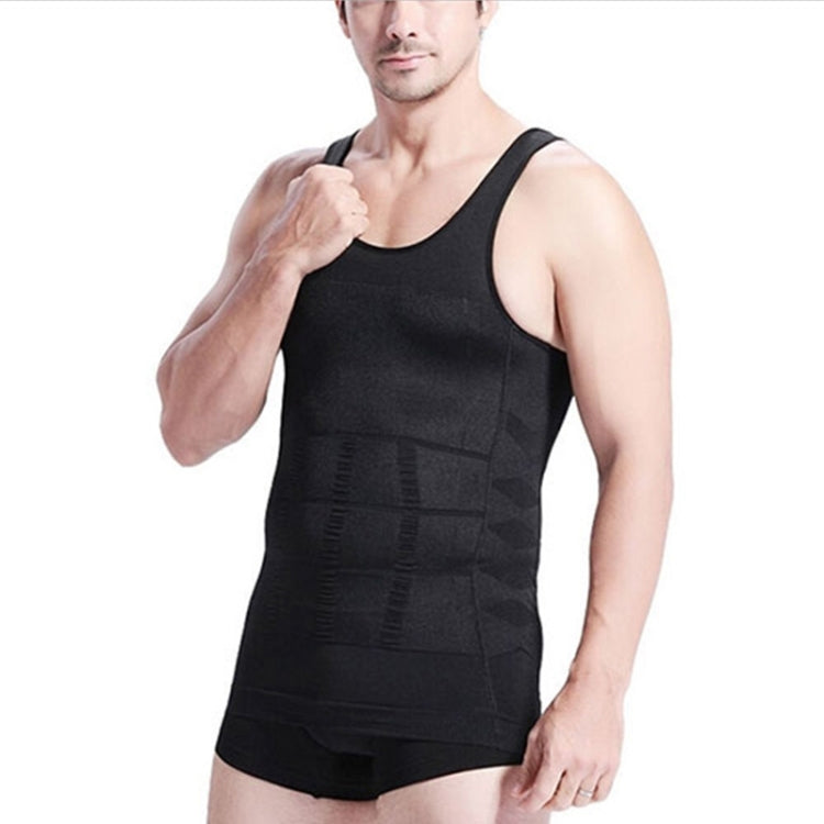 3PCS Men Slimming Body Shaper Vest Underwear, XXL, S, L, M, XL