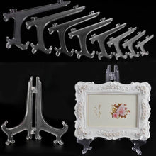 Load image into Gallery viewer, 10 PCS Plastic High Transparent Frame Holder, 3 inch, 4 inch, 5 inch, 6 inch, 7 inch, 8 inch, 9 inch, 10 inch, 11 inch