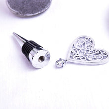 Load image into Gallery viewer, Metal Special Shape Wine Stopper, Starfish Red Bronze Shape, Starfish Silver Shape, Alphabet Red Bronze Shape, Alphabet Silver Shape, Heart to Heart Red Bronze Shape, Heart to Heart Silver Shape, Ring Shape, True Love Shape, Heart of Fujiro Shape      ...