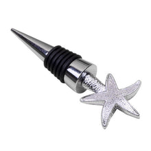 Load image into Gallery viewer, Metal Special Shape Wine Stopper, Starfish Red Bronze Shape, Starfish Silver Shape, Alphabet Red Bronze Shape, Alphabet Silver Shape, Heart to Heart Red Bronze Shape, Heart to Heart Silver Shape, Ring Shape, True Love Shape, Heart of Fujiro Shape      ...