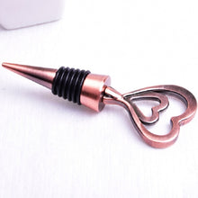Load image into Gallery viewer, Metal Special Shape Wine Stopper, Starfish Red Bronze Shape, Starfish Silver Shape, Alphabet Red Bronze Shape, Alphabet Silver Shape, Heart to Heart Red Bronze Shape, Heart to Heart Silver Shape, Ring Shape, True Love Shape, Heart of Fujiro Shape      ...