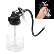 Load image into Gallery viewer, 250cc Transparent High Pressure Pump Oiler Lubrication Oil Can Plastic Machine Oiler Grease 245mm Length flex Gun, 245mm Length flex Gun