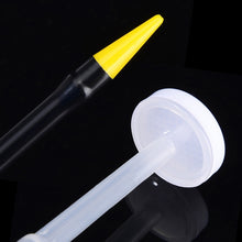 Load image into Gallery viewer, 250cc Transparent High Pressure Pump Oiler Lubrication Oil Can Plastic Machine Oiler Grease 245mm Length flex Gun, 245mm Length flex Gun