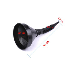 Load image into Gallery viewer, Universal Car Truck Motorcycle Filled Plastic Vehicle Funnels with Soft Spout Pipe Pour Oil Tool, Plastic Vehicle Funnels