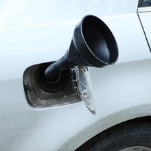 Load image into Gallery viewer, Universal Car Truck Motorcycle Filled Plastic Vehicle Funnels with Soft Spout Pipe Pour Oil Tool, Plastic Vehicle Funnels