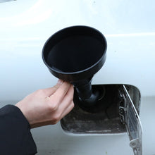 Load image into Gallery viewer, Universal Car Truck Motorcycle Filled Plastic Vehicle Funnels with Soft Spout Pipe Pour Oil Tool, Plastic Vehicle Funnels