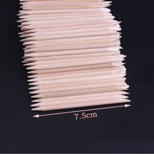 Load image into Gallery viewer, 3 PCS Manicure Orange Sticks Beauty Wood Sign Dead Skin Push Nails