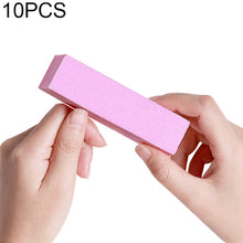 Load image into Gallery viewer, 10 PCS White Tofu Block Nail Polish Four Squares High Elastic Cotton Manicure Sand Block