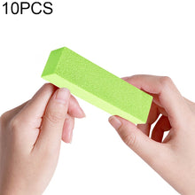Load image into Gallery viewer, 10 PCS White Tofu Block Nail Polish Four Squares High Elastic Cotton Manicure Sand Block