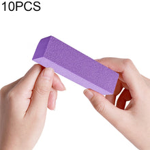 Load image into Gallery viewer, 10 PCS White Tofu Block Nail Polish Four Squares High Elastic Cotton Manicure Sand Block