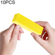 Load image into Gallery viewer, 10 PCS White Tofu Block Nail Polish Four Squares High Elastic Cotton Manicure Sand Block