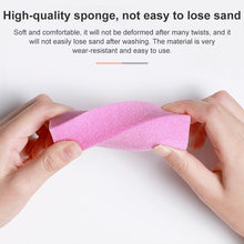 Load image into Gallery viewer, 10 PCS White Tofu Block Nail Polish Four Squares High Elastic Cotton Manicure Sand Block