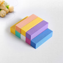 Load image into Gallery viewer, 10 PCS White Tofu Block Nail Polish Four Squares High Elastic Cotton Manicure Sand Block
